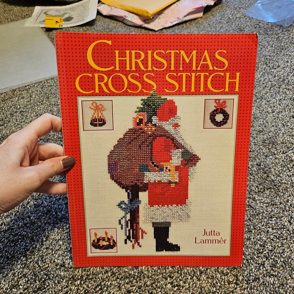Christmas Cross Stitch Book by Jutta Lammer Vintage Patterns